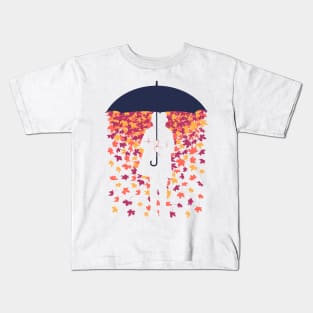 Autumn Rain Kids T-Shirt
